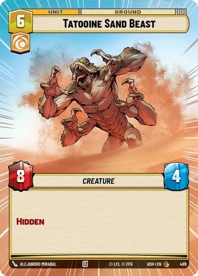 Tatooine Sand Beast - 489 - Common (Hyperspace) - Ashes of the Empire