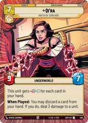 Qi'ra - Master of Teras Kasi - 490 - Uncommon (Hyperspace) - Ashes of the Empire