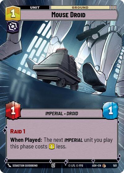 Mouse Droid - 501 - Common (Hyperspace) - Ashes of the Empire