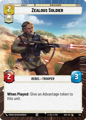 Zealous Soldier - 515 - Common (Hyperspace) - Ashes of the Empire