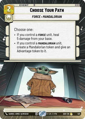 Choose Your Path - 521 - Rare (Hyperspace) - Ashes of the Empire