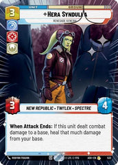 Hera Syndulla - Renegade General - 533 - Rare (Hyperspace Foil) - Ashes of the Empire