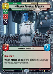 Grand Admiral Thrawn - Orchestrating His Return - 535 - Rare (Hyperspace Foil) - Ashes of the Empire