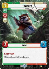 Wicket - Yub Nub! - 536 - Rare (Hyperspace Foil) - Ashes of the Empire