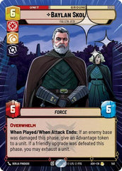 Baylan Skoll - Fallen Jedi - 541 - Rare (Hyperspace Foil) - Ashes of the Empire