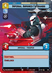 Imperial Armored Commando - 550 - Common (Hyperspace Foil) - Ashes of the Empire