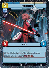 Shin Hati - Going Somewhere? - 551 - Uncommon (Hyperspace Foil) - Ashes of the Empire