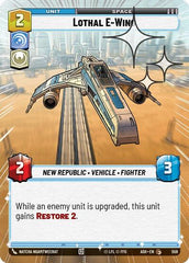 Lothal E-Wing - 559 - Common (Hyperspace Foil) - Ashes of the Empire