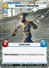 Duchess's Protector - 560 - Common (Hyperspace Foil) - Ashes of the Empire