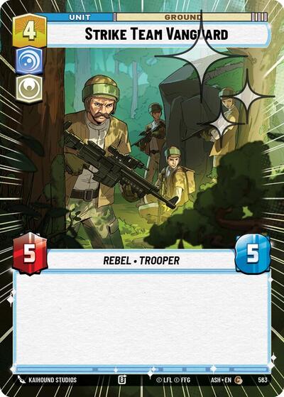 Strike Team Vanguard - 563 - Common (Hyperspace Foil) - Ashes of the Empire