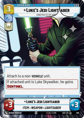 Luke's Jedi Lightsaber - Constructed by Hand - 568 - Special (Hyperspace Foil) - Ashes of the Empire