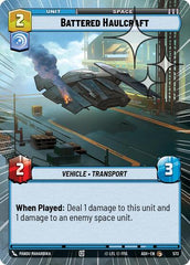 Battered Haulcraft - 573 - Common (Hyperspace Foil) - Ashes of the Empire