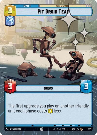 Pit Droid Team - 577 - Common (Hyperspace Foil) - Ashes of the Empire