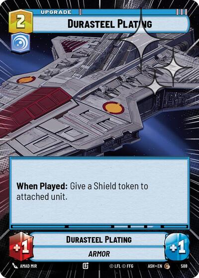 Durasteel Plating - 588 - Common (Hyperspace Foil) - Ashes of the Empire