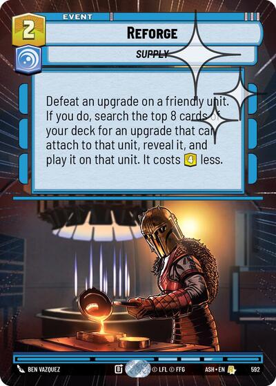 Reforge - 592 - Rare (Hyperspace Foil) - Ashes of the Empire