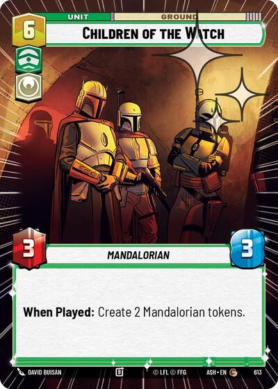 Children of the Watch - 613 - Common (Hyperspace Foil) - Ashes of the Empire