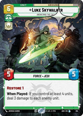 Luke Skywalker - Answering the Call - 614 - Legendary (Hyperspace Foil) - Ashes of the Empire