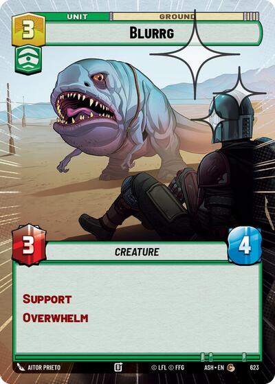 Blurrg - 623 - Common (Hyperspace Foil) - Ashes of the Empire