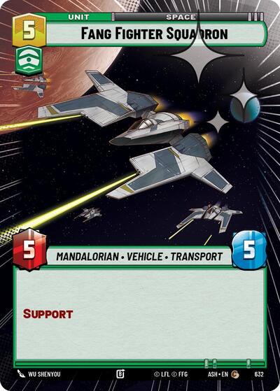 Fang Fighter Squadron - 632 - Common (Hyperspace Foil) - Ashes of the Empire