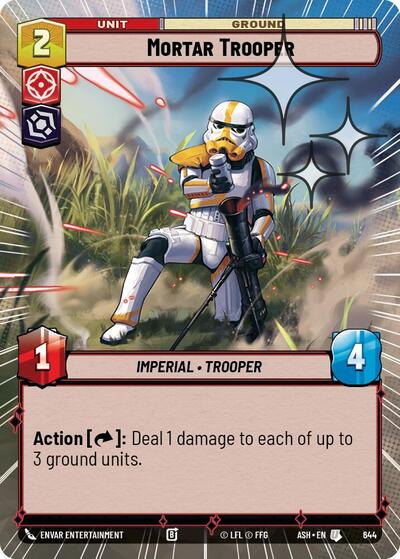 Mortar Trooper - 644 - Uncommon (Hyperspace Foil) - Ashes of the Empire