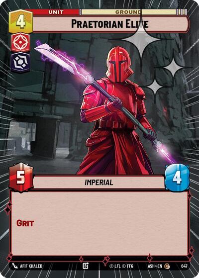 Praetorian Elite - 647 - Common (Hyperspace Foil) - Ashes of the Empire