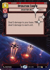 Operation Cinder - 653 - Rare (Hyperspace Foil) - Ashes of the Empire