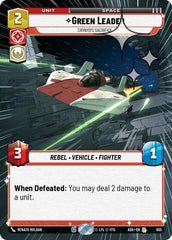 Green Leader - Crynyd's Sacrifice - 655 - Rare (Hyperspace Foil) - Ashes of the Empire