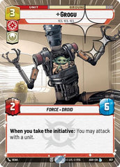 Grogu - Yes. Yes. Yes. - 657 - Legendary (Hyperspace Foil) - Ashes of the Empire