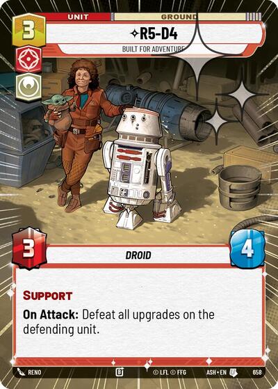 R5-D4 - Built for Adventure - 658 - Uncommon (Hyperspace Foil) - Ashes of the Empire