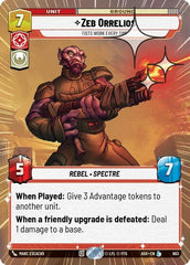 Zeb Orrelios - Fists Work Every Time - 663 - Legendary (Hyperspace Foil) - Ashes of the Empire