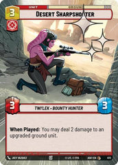 Desert Sharpshooter - 672 - Common (Hyperspace Foil) - Ashes of the Empire