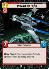 Pegasus Tri-Wing - 673 - Common (Hyperspace Foil) - Ashes of the Empire