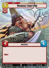 Wookiee Chieftain - 677 - Common (Hyperspace Foil) - Ashes of the Empire