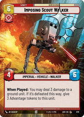Imposing Scout Walker - 678 - Common (Hyperspace Foil) - Ashes of the Empire