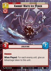 Knobby White Ice Spider - 680 - Uncommon (Hyperspace Foil) - Ashes of the Empire
