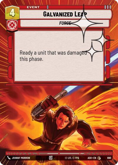 Galvanized Leap - 690 - Common (Hyperspace Foil) - Ashes of the Empire