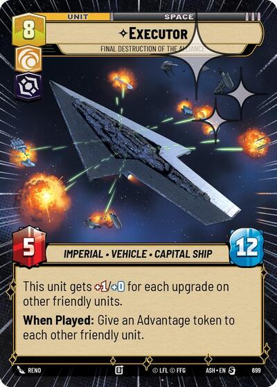 Executor - Final Destruction of the Alliance - 699 - Special (Hyperspace Foil) - Ashes of the Empire