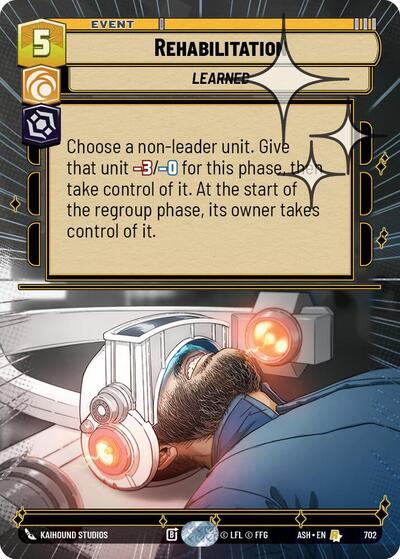 Rehabilitation - 702 - Rare (Hyperspace Foil) - Ashes of the Empire