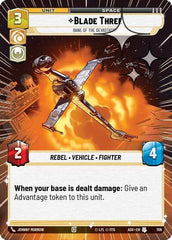 Blade Three - Bane of the Devastator - 706 - Uncommon (Hyperspace Foil) - Ashes of the Empire