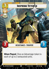 Inspiring Veteran - 707 - Common (Hyperspace Foil) - Ashes of the Empire
