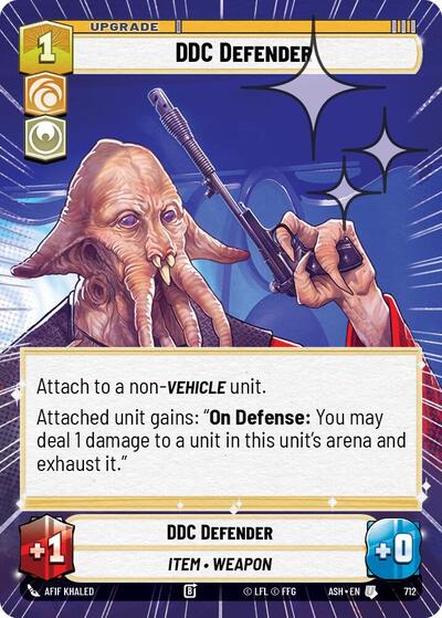 DDC Defender - 712 - Uncommon (Hyperspace Foil) - Ashes of the Empire