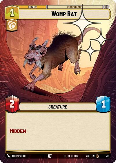 Womp Rat - 715 - Common (Hyperspace Foil) - Ashes of the Empire