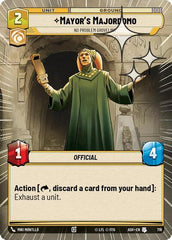 Mayor's Majordomo - No Problem Groveling - 719 - Uncommon (Hyperspace Foil) - Ashes of the Empire