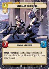 Remnant Lookouts - 722 - Uncommon (Hyperspace Foil) - Ashes of the Empire