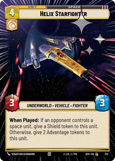 Helix Starfighter - 723 - Common (Hyperspace Foil) - Ashes of the Empire