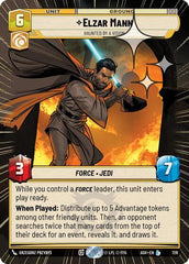 Elzar Mann - Haunted by a Vision - 726 - Legendary (Hyperspace Foil) - Ashes of the Empire