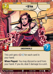 Qi'ra - Master of Teras Kasi - 728 - Uncommon (Hyperspace Foil) - Ashes of the Empire