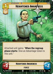 Heightened Awareness - 729 - Common (Hyperspace Foil) - Ashes of the Empire