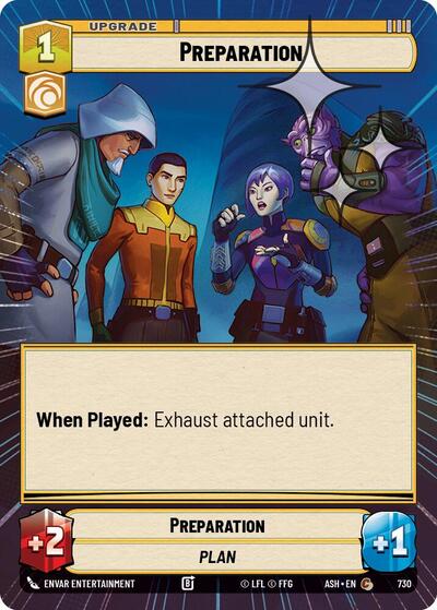 Preparation - 730 - Common (Hyperspace Foil) - Ashes of the Empire