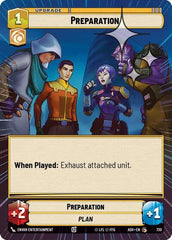 Preparation - 730 - Common (Hyperspace Foil) - Ashes of the Empire